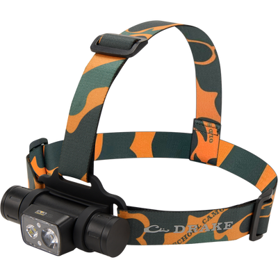 Lumen Old School Blaze Orange Headlamp EVO1500 