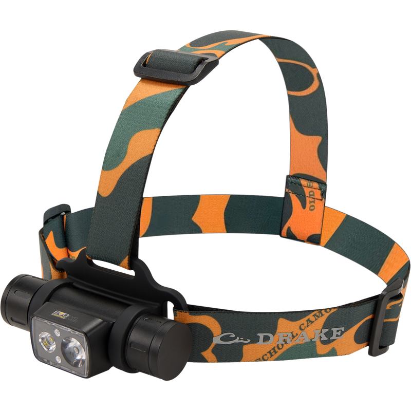 Lumen Old School Blaze Orange Headlamp EVO1500 