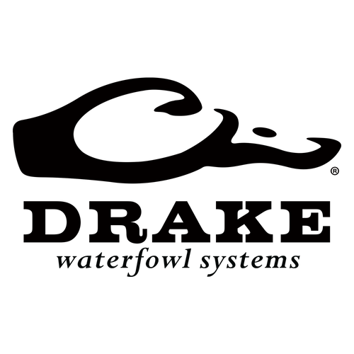 Drake Decoy Trailer Decal featuring the iconic Drake logo, ideal for hunting enthusiasts, made from durable, water-resistant vinyl for outdoor use.