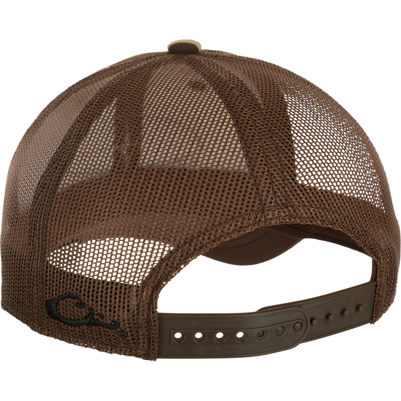 Oval Logo Foam Front Ball Cap, a stylish and lightweight hat with adjustable closure. Perfect for everyday wear and outdoor activities.