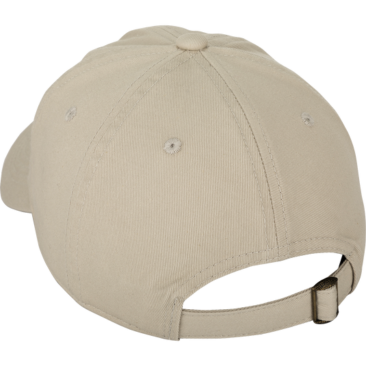 Cotton Twill Systems Cap - A low-profile, 100% cotton twill baseball cap with a contoured bill and brass buckle backstrap. Stay cool and stylish with this Drake Sale item from Drake Waterfowl.