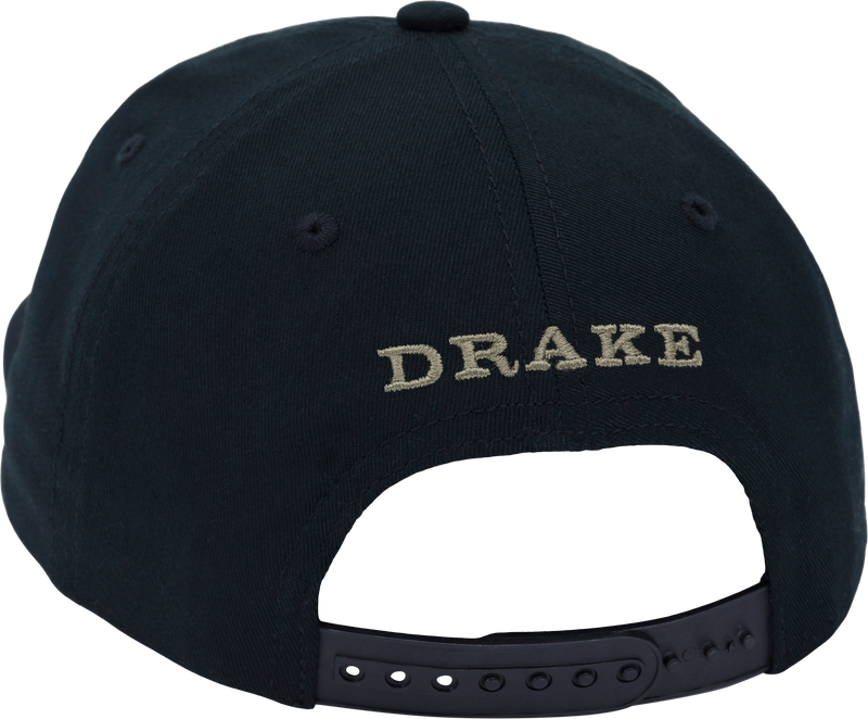 Don’t Give A Duck Rope Cap with 5-panel unstructured crown and flat visor with rope, showcasing high-quality cotton twill for durability and adjustable snap back closure.