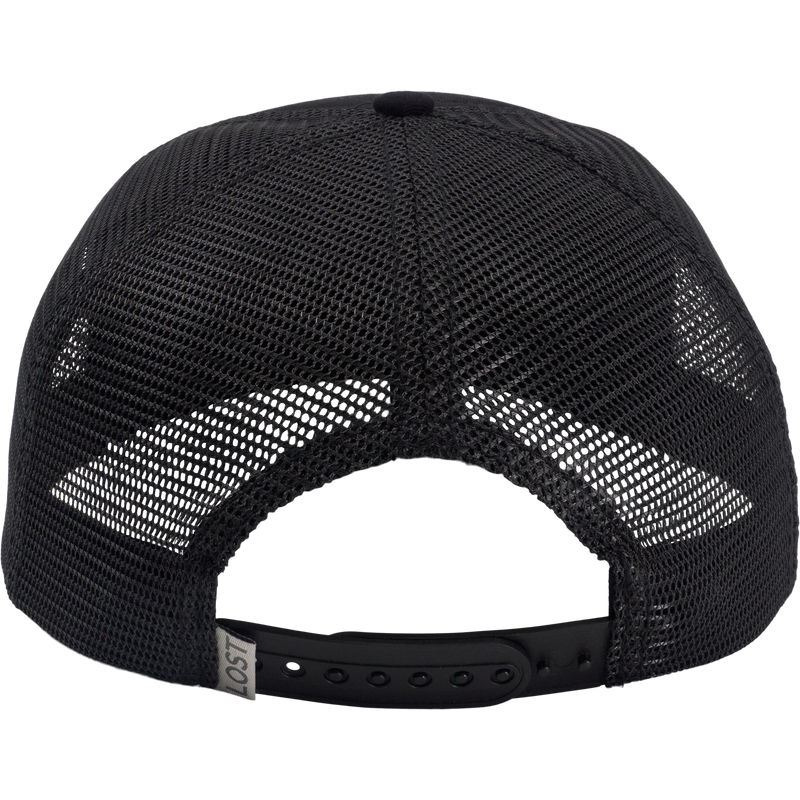 Drake X Lost Hat Rancheero Mesh Back Rope Cap, featuring an adjustable snap-closure strap and mesh back for ventilation, showcasing its practical, Western-inspired design.