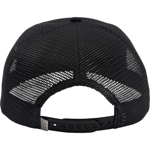 Drake X Lost Hat Rancheero Mesh Back Rope Cap, featuring an adjustable snap-closure strap and mesh back for ventilation, showcasing its practical, Western-inspired design.