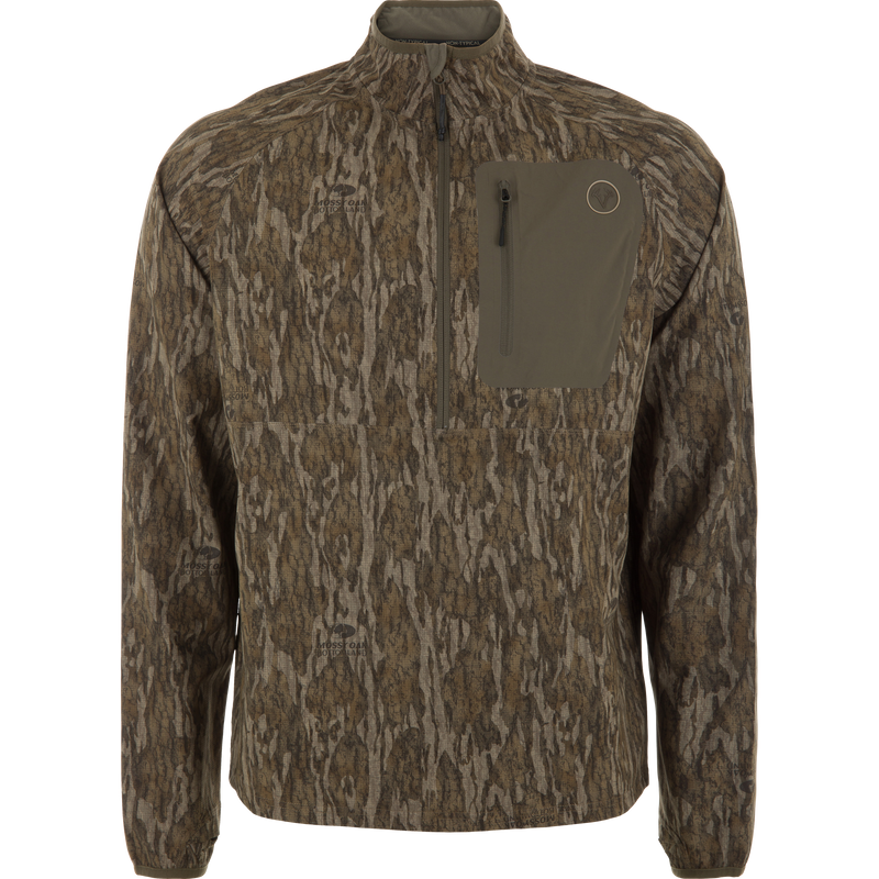 Non-Typical Lightweight SWT Half Zip Pullover with Scent Control