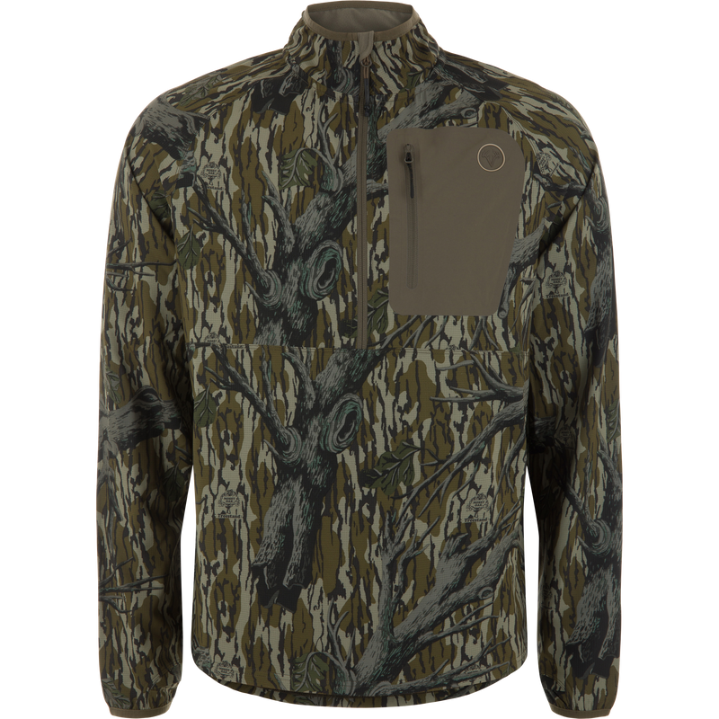Non-Typical Lightweight SWT Half Zip Pullover with Scent Control