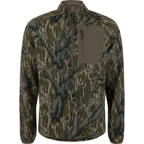 Non-Typical Lightweight SWT Half Zip Pullover with Scent Control