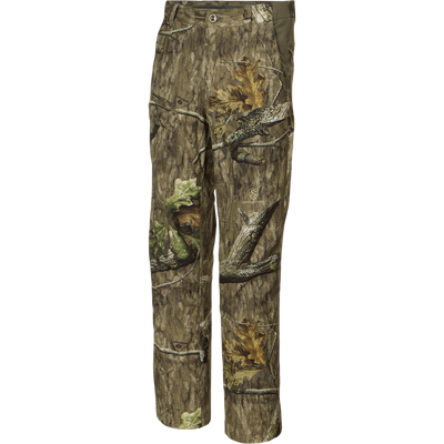 The Non-Typical SWT Pant with Scent Control by Sale features Mossy Oak Country Roots camo, SWT stretch fabric for comfort, anti-odor technology, and a secure button-zipper closure.