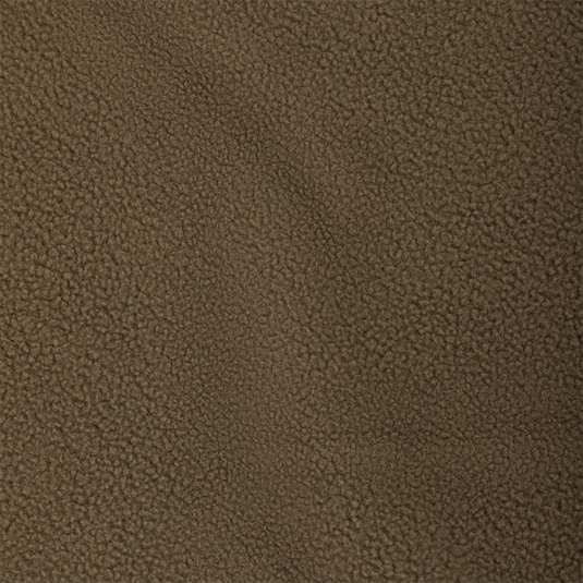 Close-up view of the brown textured fleece fabric used in the Non-Typical Endurance Hooded Full Zip Jacket with Scent Control.