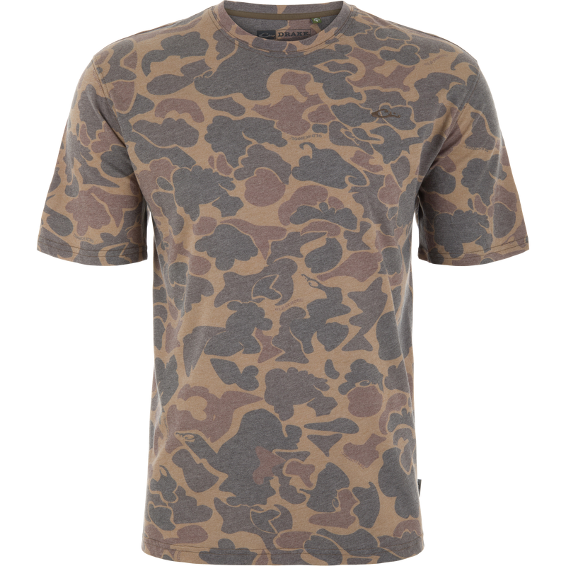 Drake Head Tri-Blend Crew Short Sleeve T-Shirt