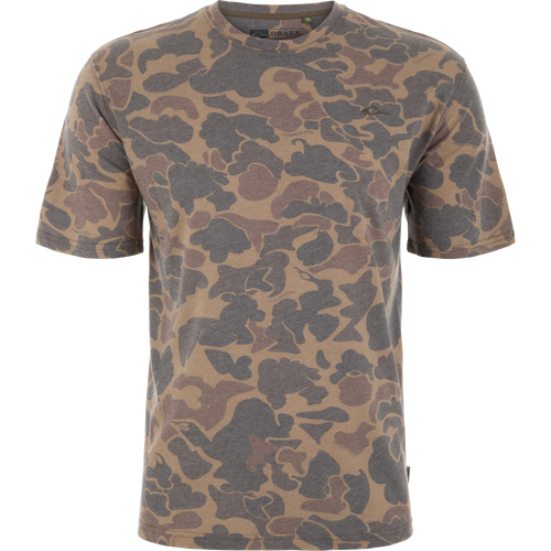 Drake Head Tri-Blend Crew Short Sleeve T-Shirt
