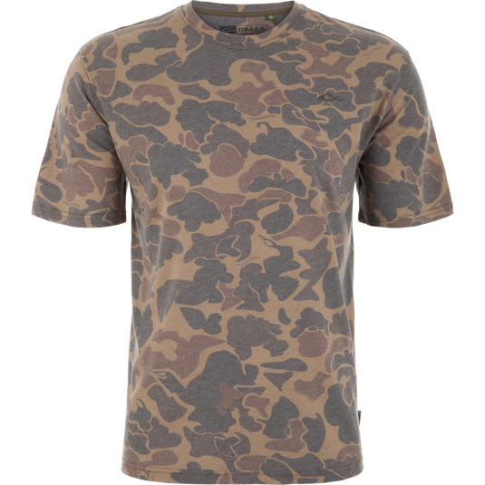 Drake Head Tri-Blend Crew Short Sleeve T-Shirt