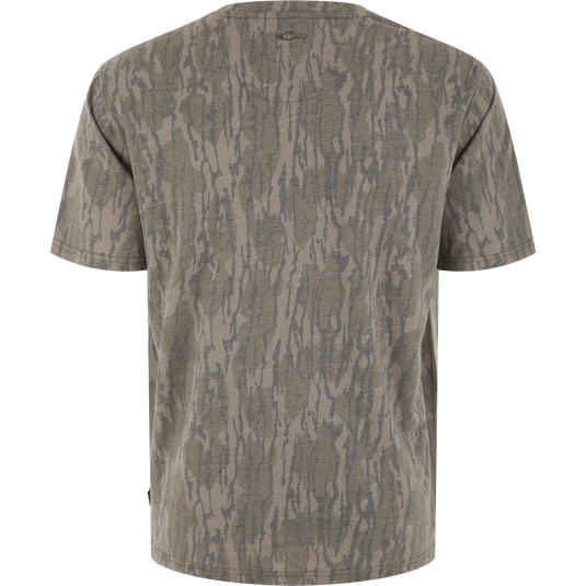 Drake Head Tri-Blend Crew Short Sleeve T-Shirt