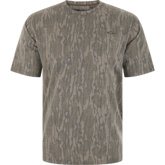 Drake Head Tri-Blend Crew Short Sleeve T-Shirt