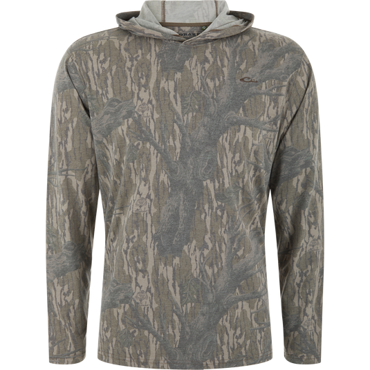 Drake Tri-Blend Long Sleeve Hoodie