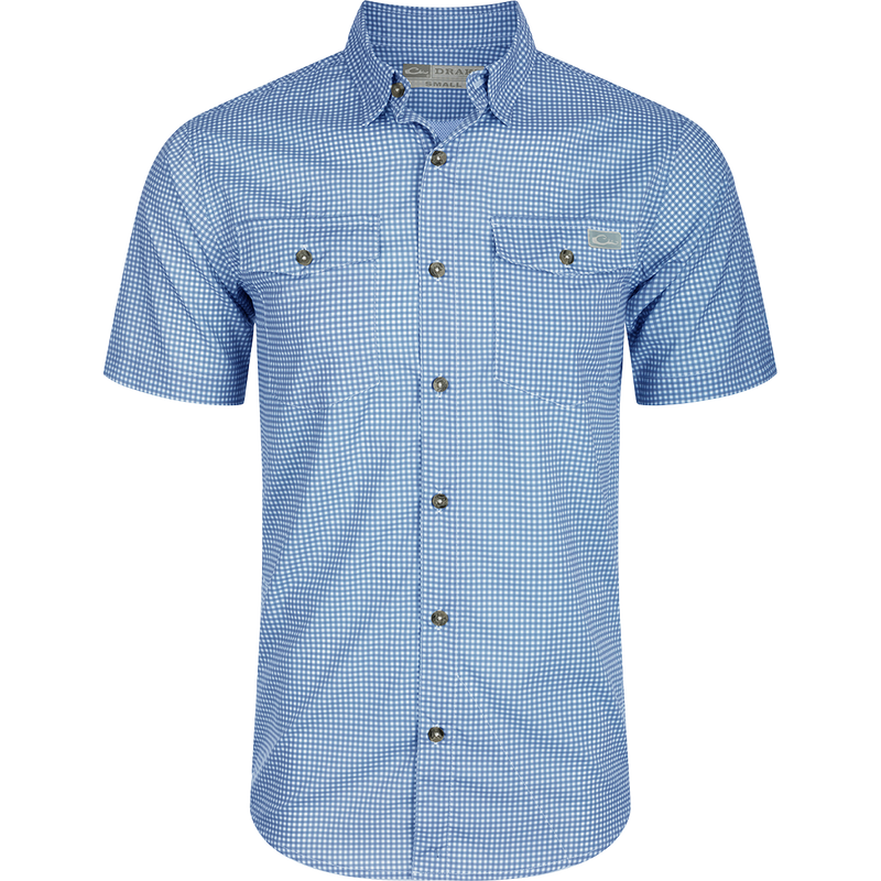 Frat Gingham Check Short Sleeve Shirt