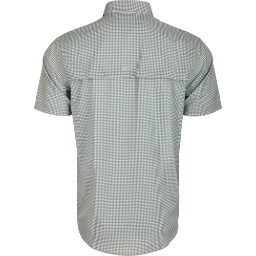 Frat Gingham Check Shirt S/S: A shirt with a gingham check pattern, showcasing the back view and fabric.