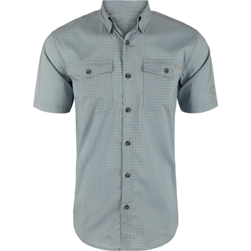 Frat Gingham Check Short Sleeve Shirt