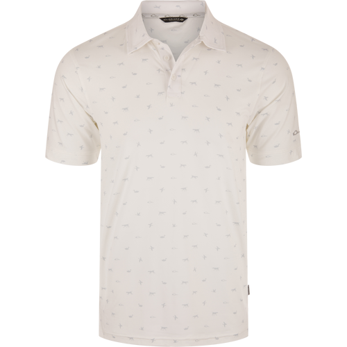 Print Performance Polo Shirt