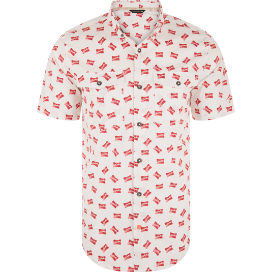 Cotton Drake Life Print Short Sleeve Shirt
