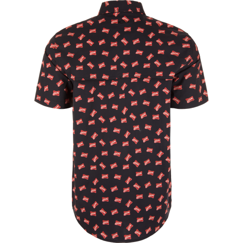 Cotton Drake Life Print Short Sleeve Shirt