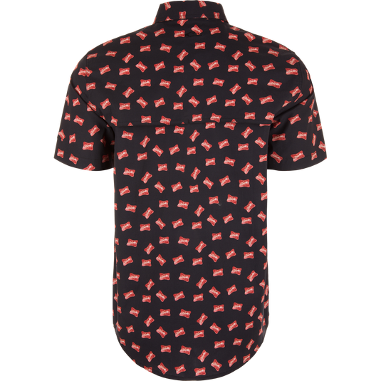 Cotton Drake Life Print Short Sleeve Shirt