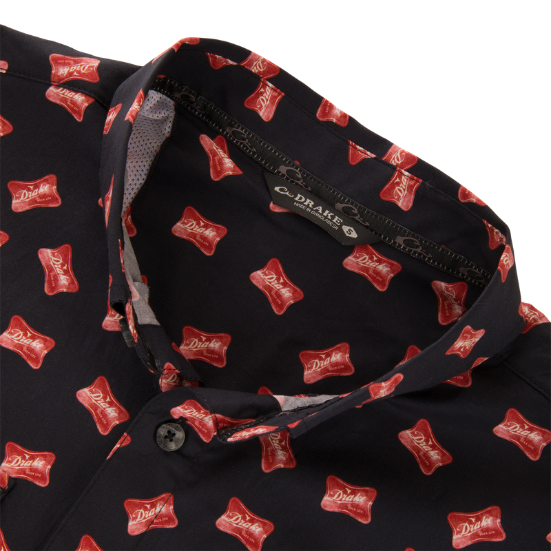 Cotton Drake Life Print Short Sleeve Shirt