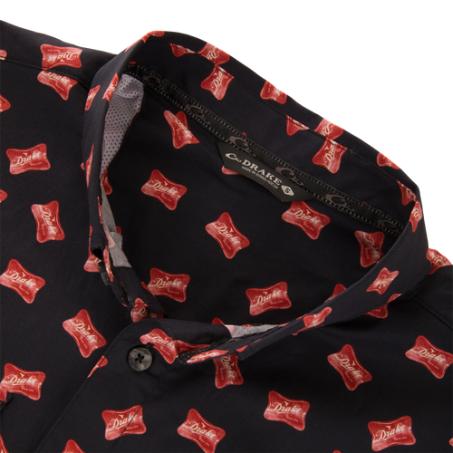 Cotton Drake Life Print Short Sleeve Shirt