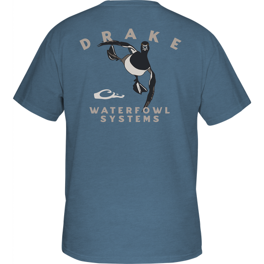 Youth Retro Ringneck T-Shirt featuring a Drake logo on the front and a Ringneck graphic on the back, made from a soft cotton-polyester blend.