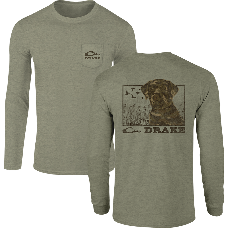 Chocolate Lab Long Sleeve T-Shirt