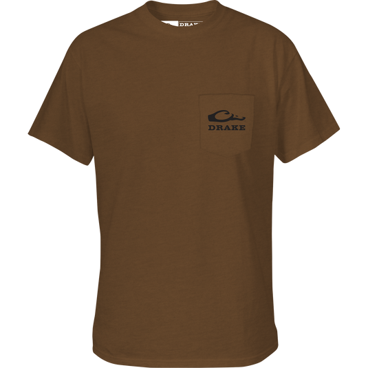 What the Duck T-Shirt featuring Drake logo on front pocket and humorous graphic on back, made from soft cotton-polyester blend. Part of Snark Graphic Tee Series.