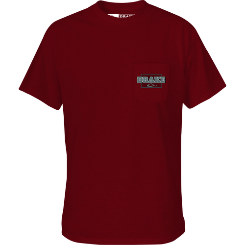 Big Duck Energy T-Shirt featuring front pocket with Drake logo and bold graphic on the back, crafted from a soft cotton-polyester blend.