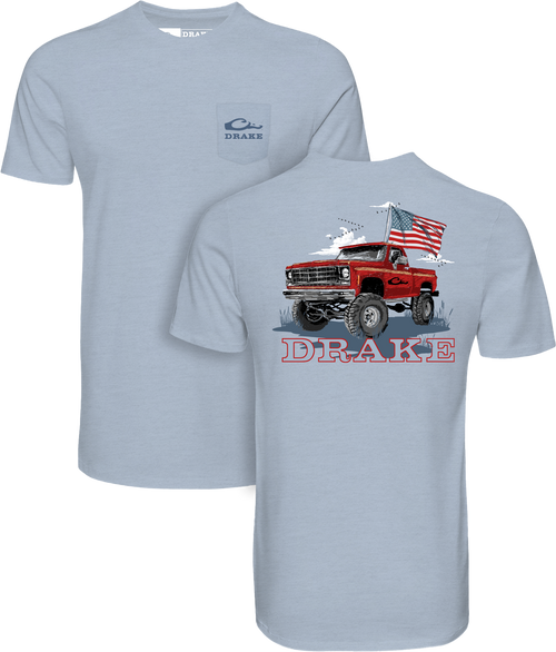Americana Flag Truck T-Shirt
