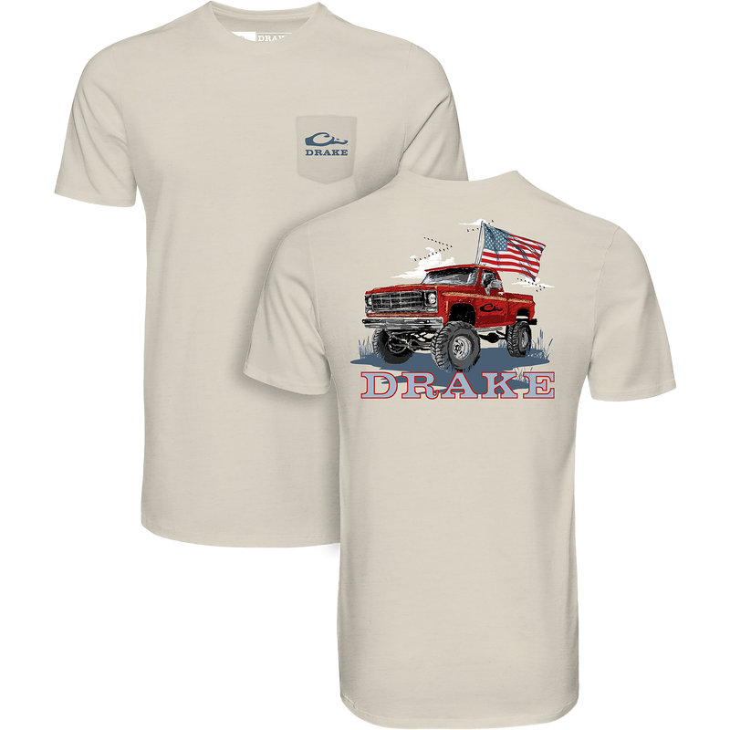 Americana Flag Truck T-Shirt