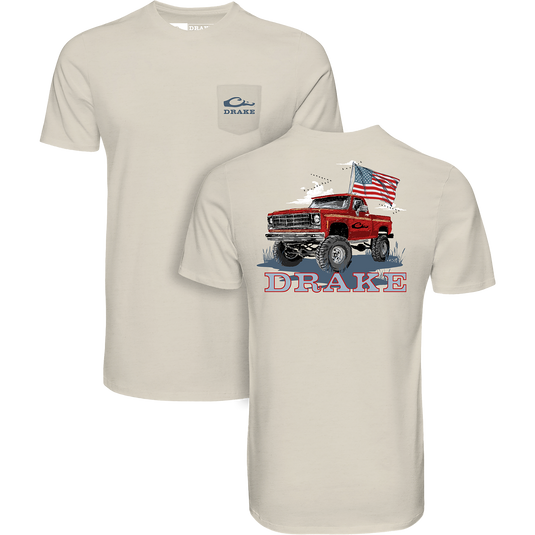 Americana Flag Truck T-Shirt