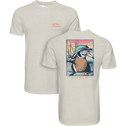 Pop Art Wood Duck Sunglasses T-Shirt