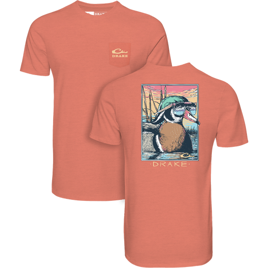 Pop Art Wood Duck Sunglasses T-Shirt