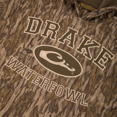Performance Hoodie with anti-pilling outer shell, kangaroo pocket, and adjustable lined hood, designed for comfort and durability, ideal for layering or standalone wear.