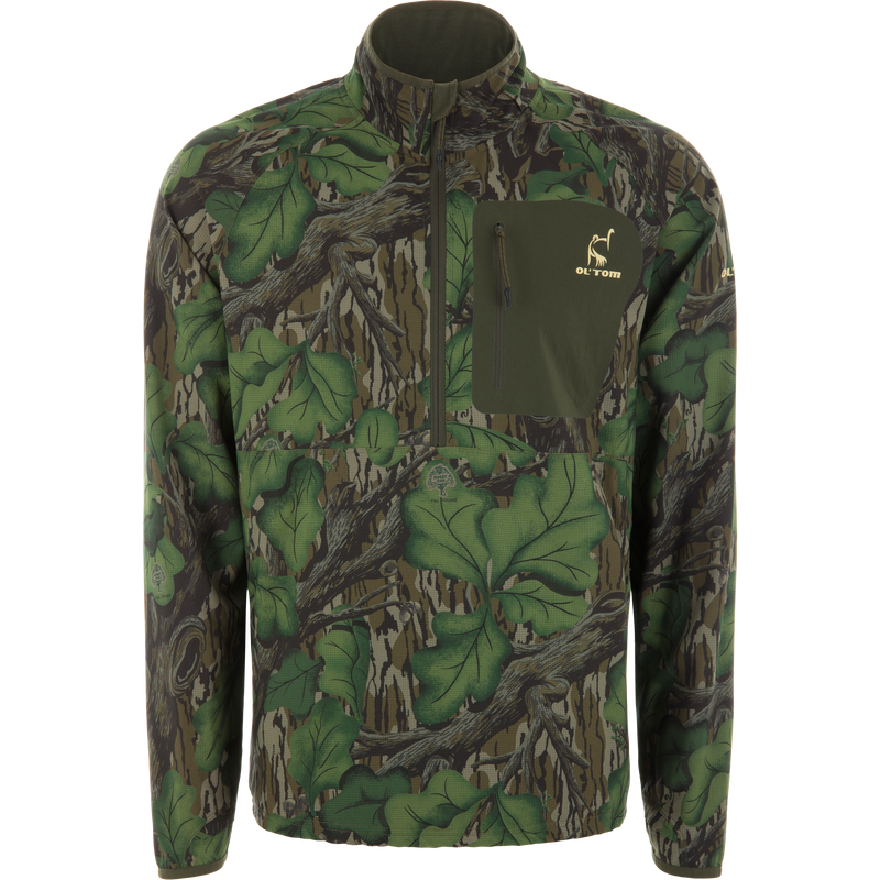 Half Zip Pullover with Spider Web Technology