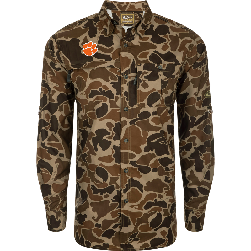 Clemson 8-Shot Long Sleeve Shirt