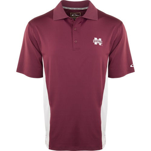 Mississippi State Performance Polo with Mesh Sides