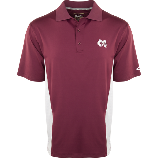 Mississippi State Performance Polo with Mesh Sides