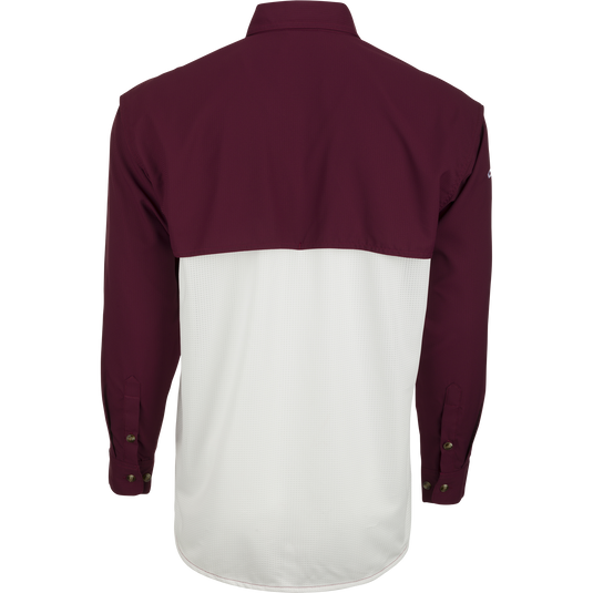Mississippi State L/S Mesh Back Flyweight Shirt