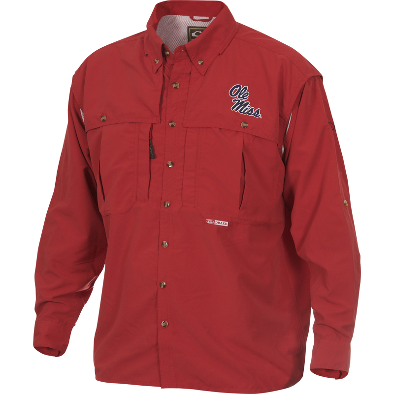 Ole Miss Wingshooter's Shirt Long Sleeve