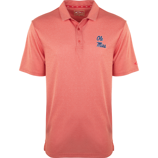 Ole Miss Vintage Heather Polo
