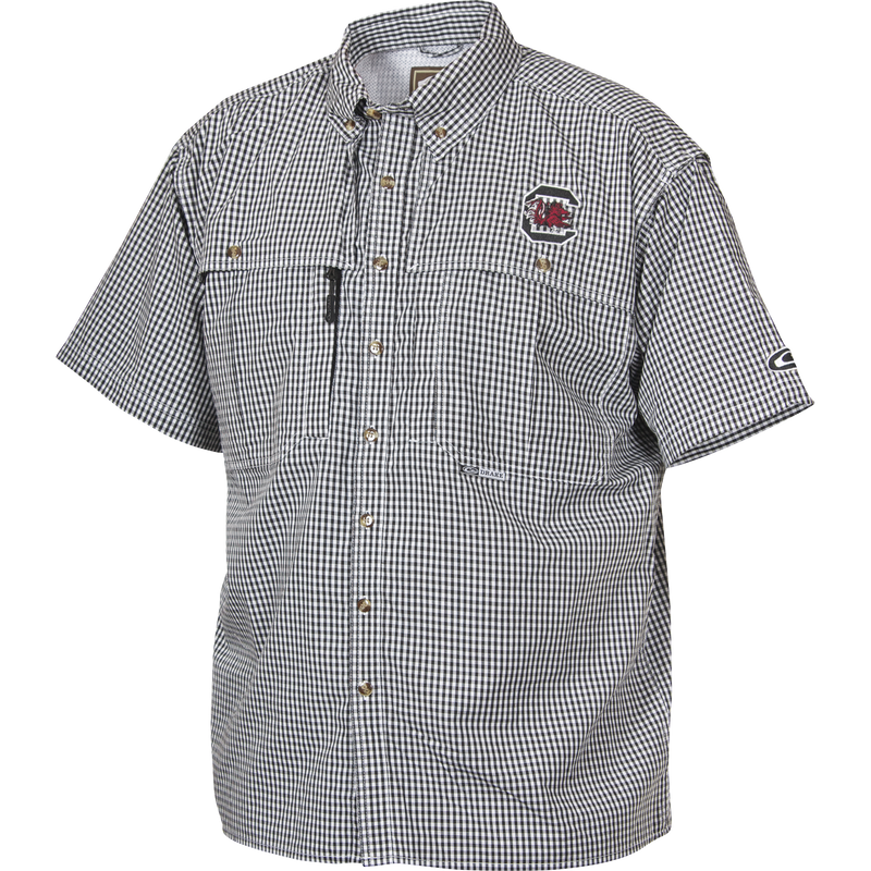 South Carolina Plaid Wingshooter's Shirt Short Sleeve