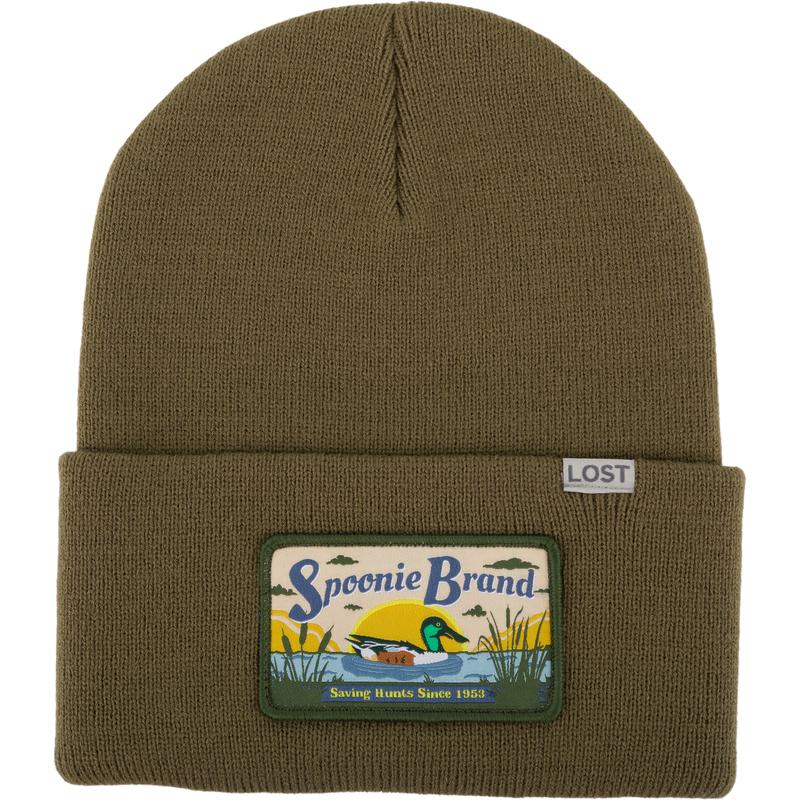 Spoonie Brand Patch Stocking Cap