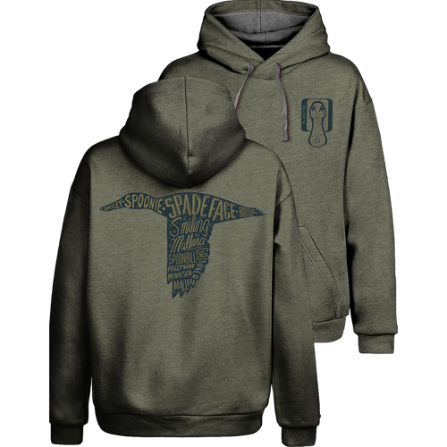 Spoonie Spade Face Logo Hoodie