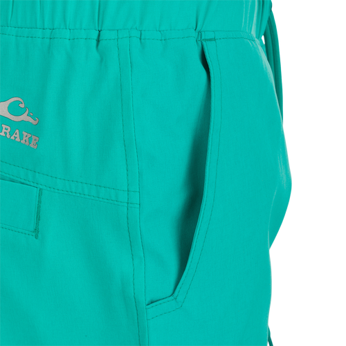A close-up of the Women's Commando Lined Short 4.5