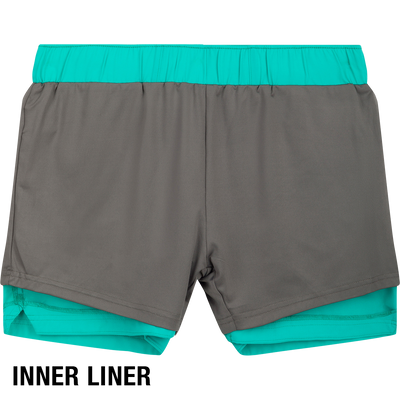 A versatile pair of women's Commando Lined Shorts with a 7